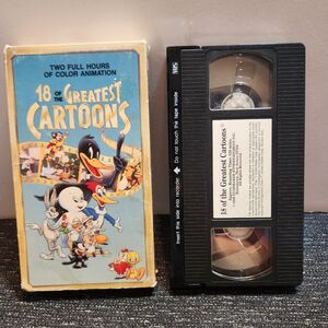 🔥 18 Of The Greatest Cartoons VHS TAPE vintage Mighty Mouse Popeye Casper